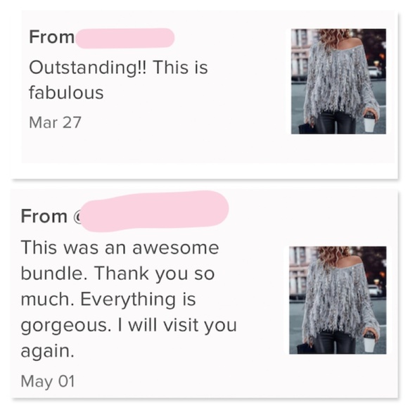 Fun Fuzzy Embellished Pullover Sweater V-Neck Grey - Picture 9 of 11